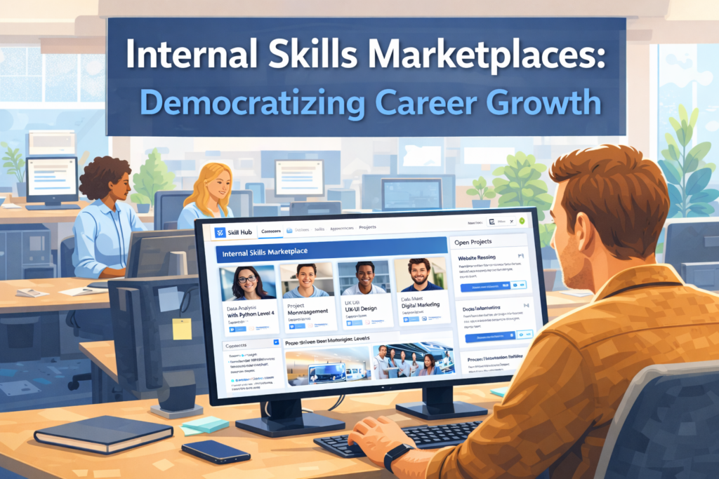 internal skills marketplace, talent marketplace platform, internal mobility solutions,