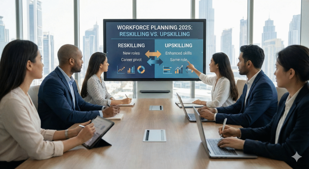Reskilling vs Upskilling: Strategic Workforce Planning for 2025