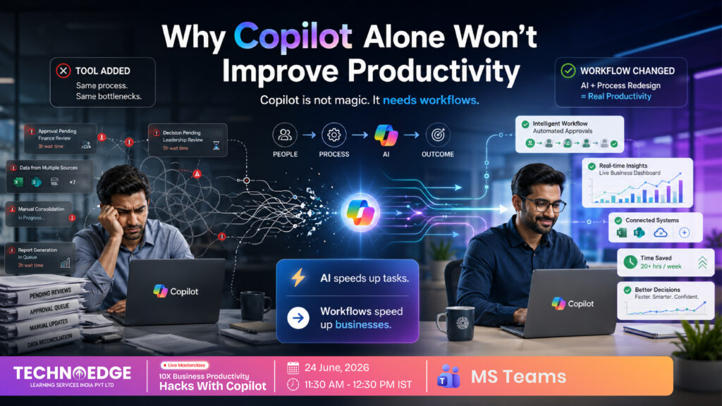 Copilot isn’t magic. Discover why productivity gains depend on redesigned workflows and the 3 workflow shifts HR, L&D and business leaders must make before expecting 10x results.